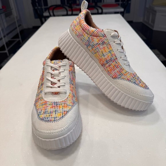 ZODIAC Women's Cooper Sneakers Size 11 Platform Tweed Multi Color NEW - Picture 7 of 8